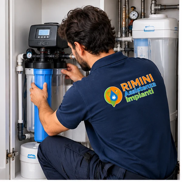 Depuratore d'acqua installato a Rimini